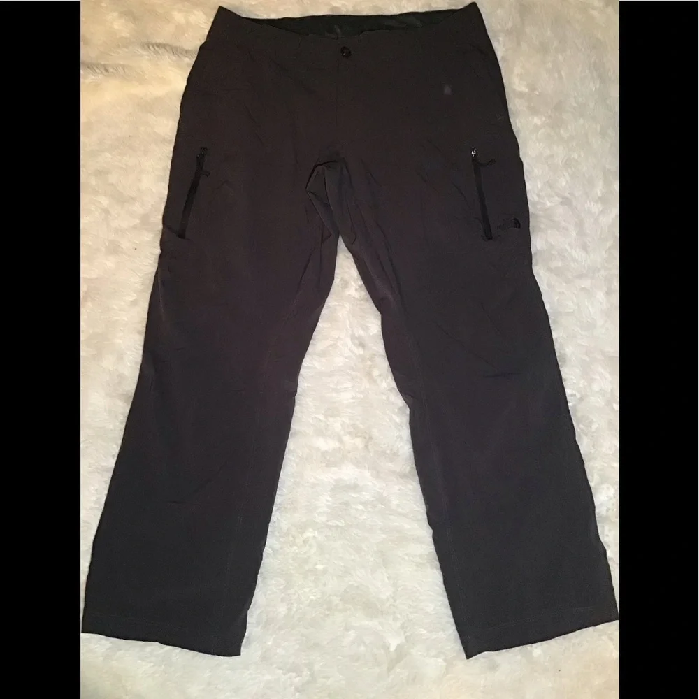 The north face gray soft shell active pants